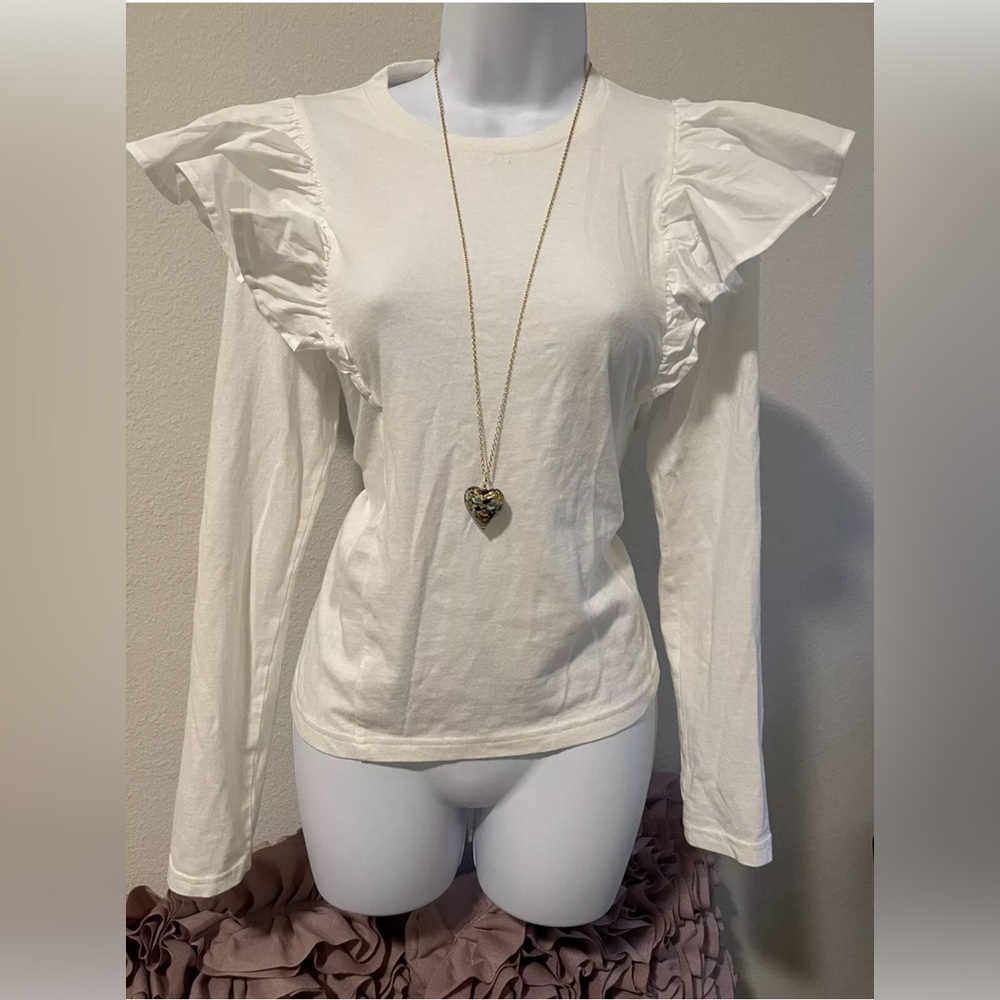 BANANA REPUBLIC Japan Exclusive Collection Blouse/T-shirt Color White SZ XXL NEW